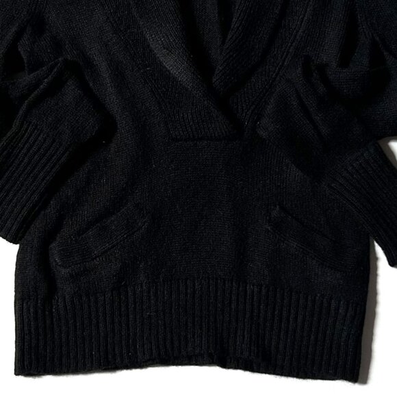 J. Crew Sweater Women's X Small Black Merino Wool Acrylic Alpaca Blend Pullover - Picture 4 of 12